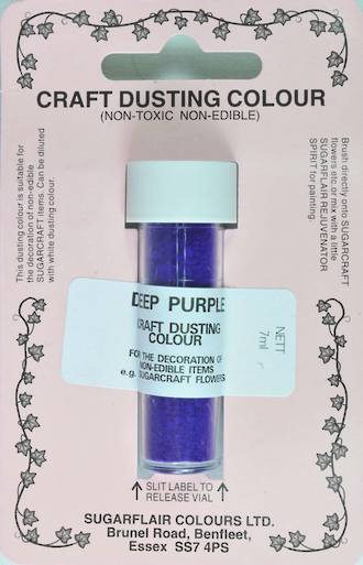 Sugarflair Craft Dusting Colour Deep Purple